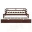 Lit de jour extensible avec couchette, lit de jour en bois pour des solutions de couchage et de sièges polyvalentes, pour les chambres d'amis et les petits espaces.-690607278