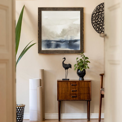 «Fog on The Horizon II», reproduction d'art sur toile encadrée