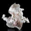 Calcite gracieuse sur calcédoine