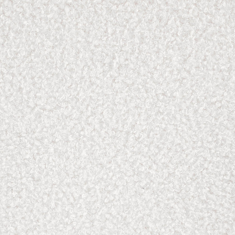 Brigitt Upholstered Ottoman, White 100% Polyester