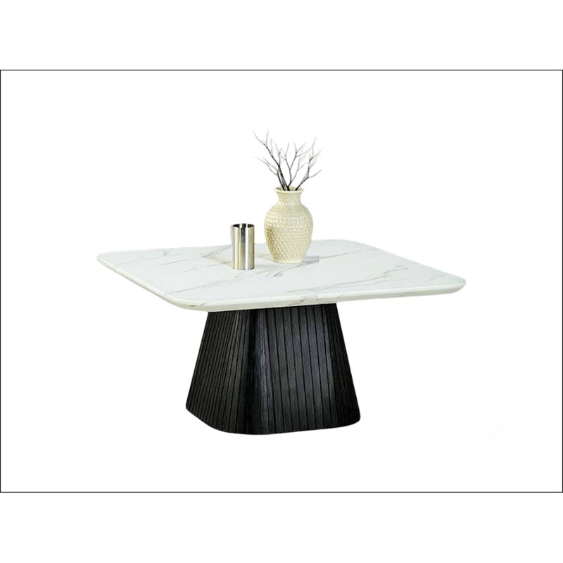Contemporary Style Square Coffee Table