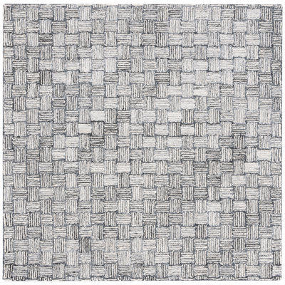 Tonnia Hand Tufted Wool Pile And Cotton With Latex Plaid Rug
