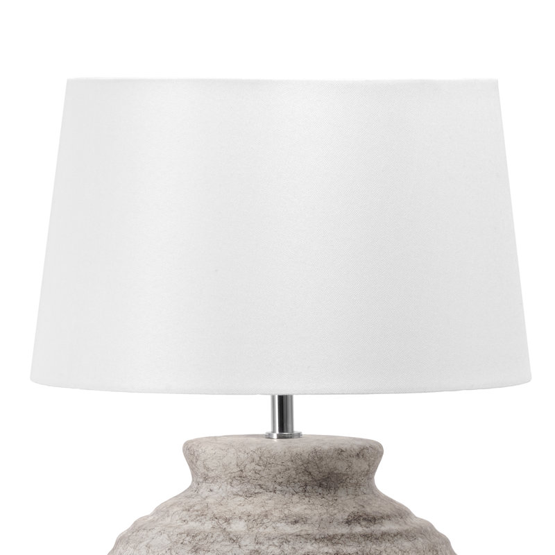 Lampe de table 20 po blanc antique Seto