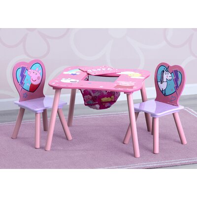 Delta Children Peppa Pig Table and Chair Set -  TT87435PG-1171