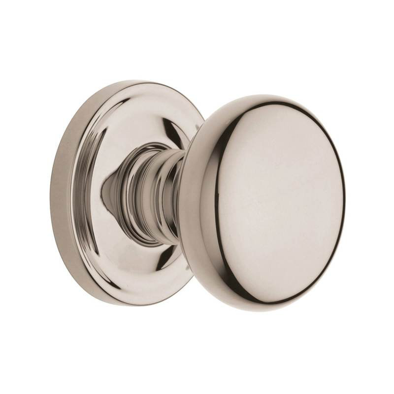 Estate Classic Privacy (Bed & Bath) Door Knob, Lifetime (PVD) Polished Nickel