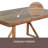 Nashia 6 - Person Wood Patio Dining Set with Rectangular Table-811252759