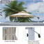 Parasol en porte-à-faux 118,11 po Romalda
