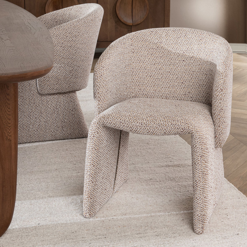 Halstead Upholstered Arm Chair, Gold