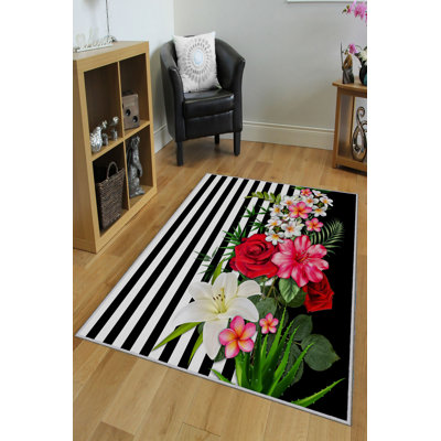 Premium Hall Carpet, 3D Digital Printed, 39.4 x 59.1 Inches | 100% Polyester, Antibacterial, Non-Slip Underside | Pile Height: 0.04 Inches, Machine Washable, Ideal for Living Room & Entryway Decor