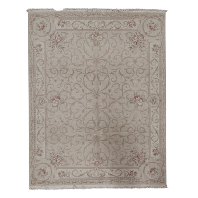 Tapis rectangulaire noué à la main