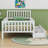 Twin Size Wood Platform Bed with Guardrails On Both Sides And Two Drawers-101489728