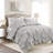 Bella 100% Cotton Modern & Contemporary 3 Piece Comforter Set-435410713-452045079