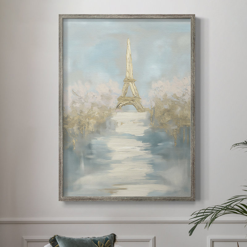 Reproduction encadrée FLORAL Series Dxxviii - bois massif, H 11 po x l 9 po