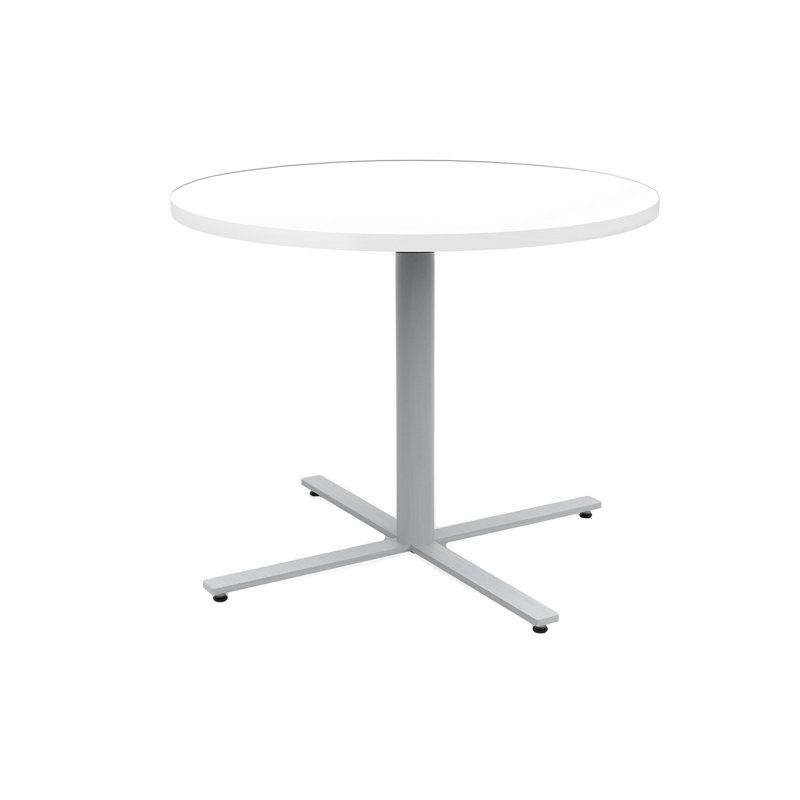 Table basse Jurni, H 29 po x L 36 po x l 36 po, Blanc de designer