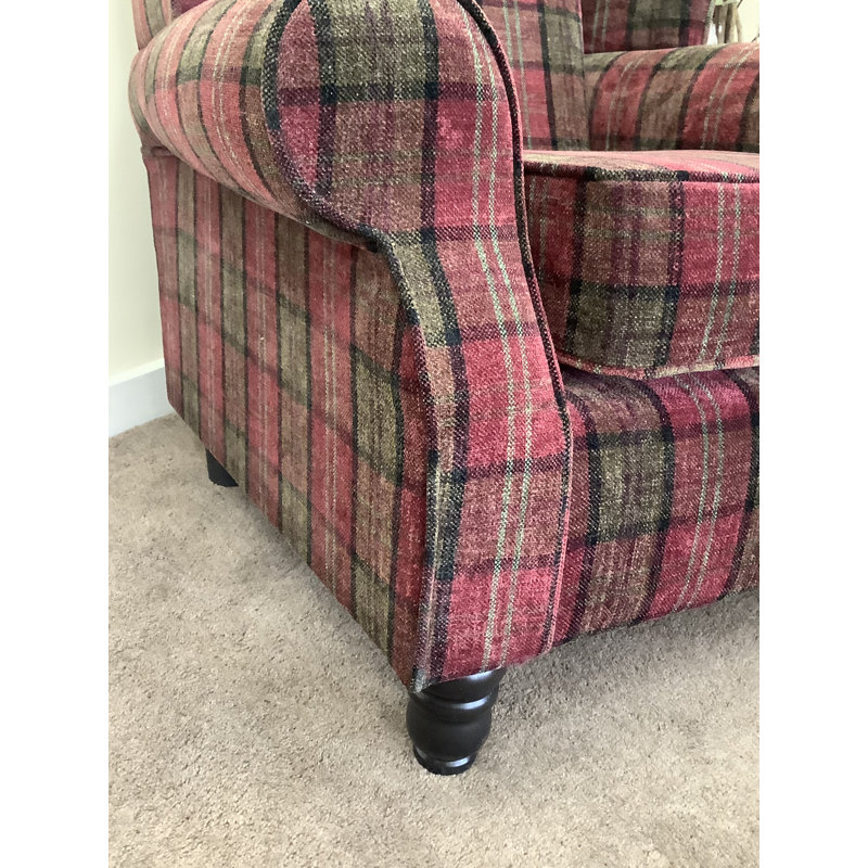 Northampt Upholstered Armchair, Red