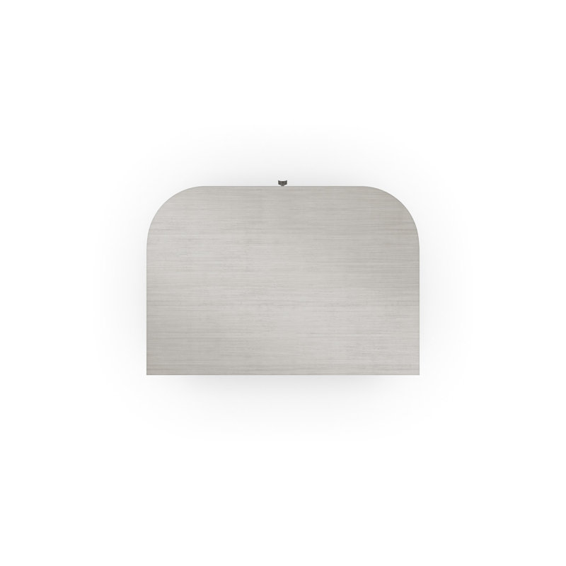 La Moda 2 - Drawer Solid Wood Nightstand in Gray