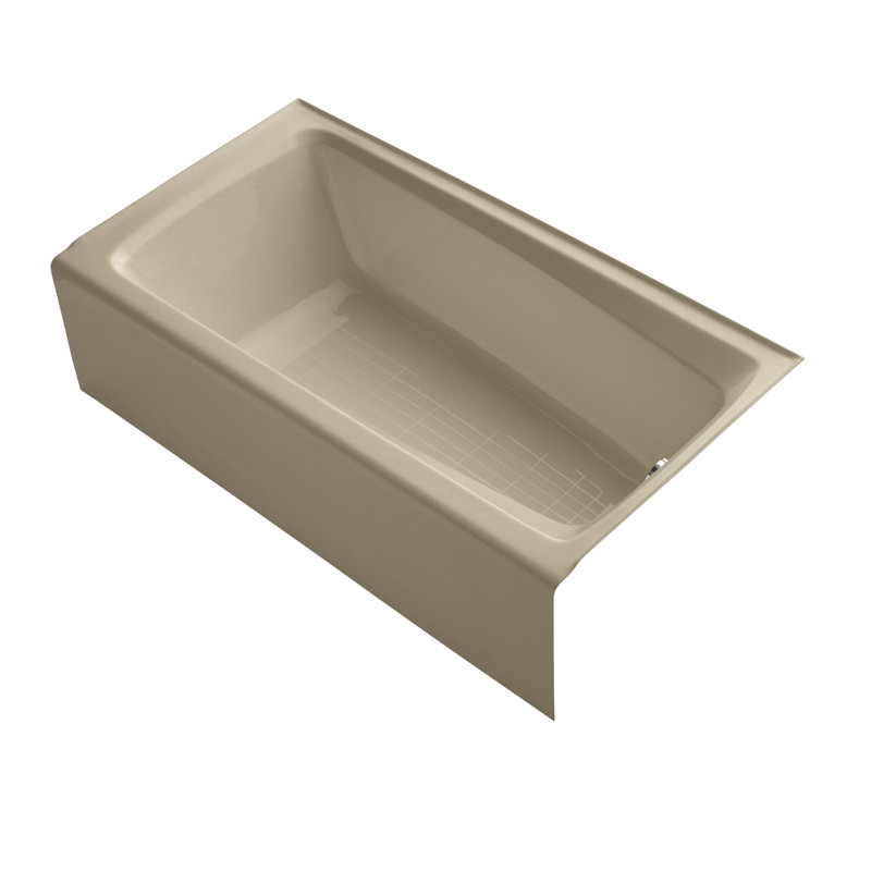 Mendota 60" x 32" Soaking Bathtub, Mexican Sand, Right