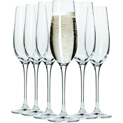 Maxwell & Williams Vino Set of 6 180ml Flute Glasses