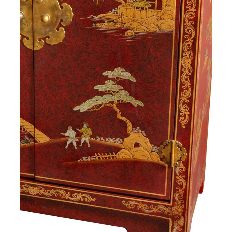 Diarmaid Solid Wood Accent Cabinet