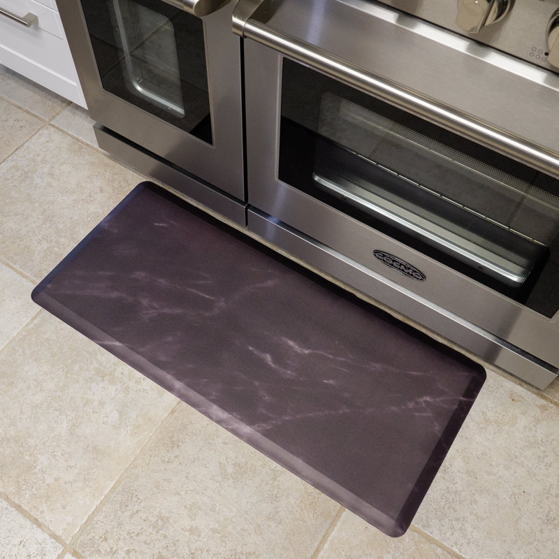 Anti-Fatigue Wellness Mats - Basics by Wayfair™, Black, Runner 1'5" x 3'3"