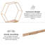 Gardner 5 Piece Hexagon Floating Shelf-11111908