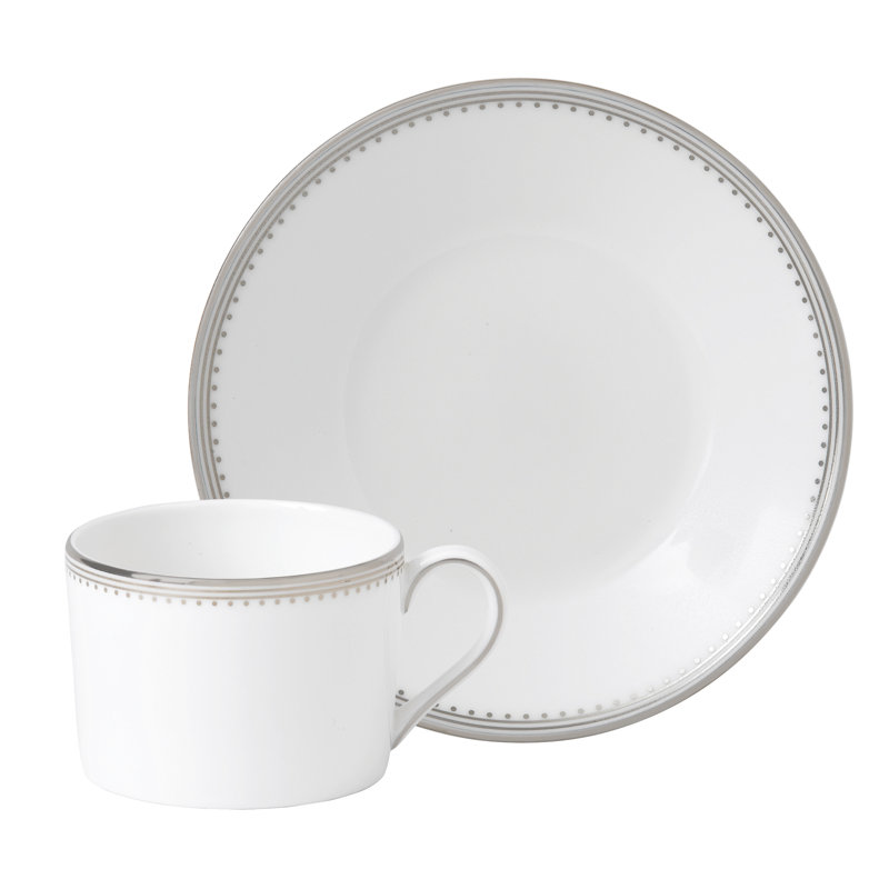 Vera Wang Grosgrain 7.1floz Teacup & Saucer