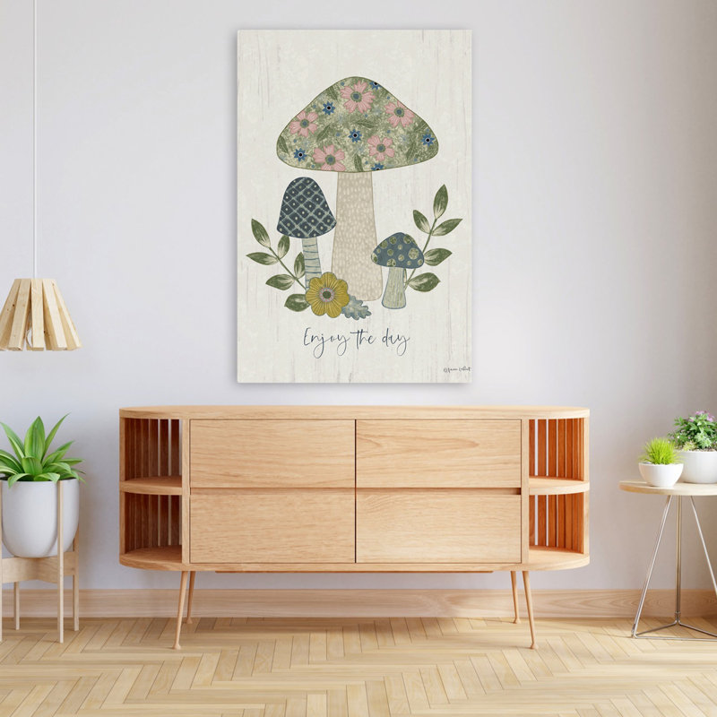 Enjoy The Day - Art typographique contemporain «Enjoy The Day», H 32 po x l 48 po