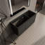 Meuble-lavabo autoportant et 3 portes d'armoire à fermeture en douceur (emballage KD) - sans le lavabo-1370754099