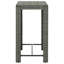 Latitude Run® Garden Bar Table Grey 39.4"X23.8"X43.5" Poly Rattan-107792972-30132448