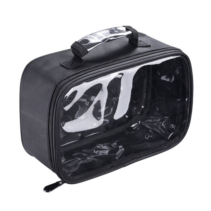 Trousse de maquillage transparente