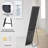  59"/64"/71" Full Length Mirror Floor Standing & Wall Mirror, Anti-Rust Aluminum Frame, Arch/Rectangle, Black/Gold-130773906-130773907-130773909