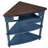 12 Inch Mosaic Side Table With Boho Ceramic Tile Top And Durable Iron Frame For Indoor And Outdoor Use