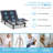  Zero Gravity Adjustable Bed Frame With Massage & Wireless Remote Control - Anti-Snore, USB Ports, LED Light-1716137277