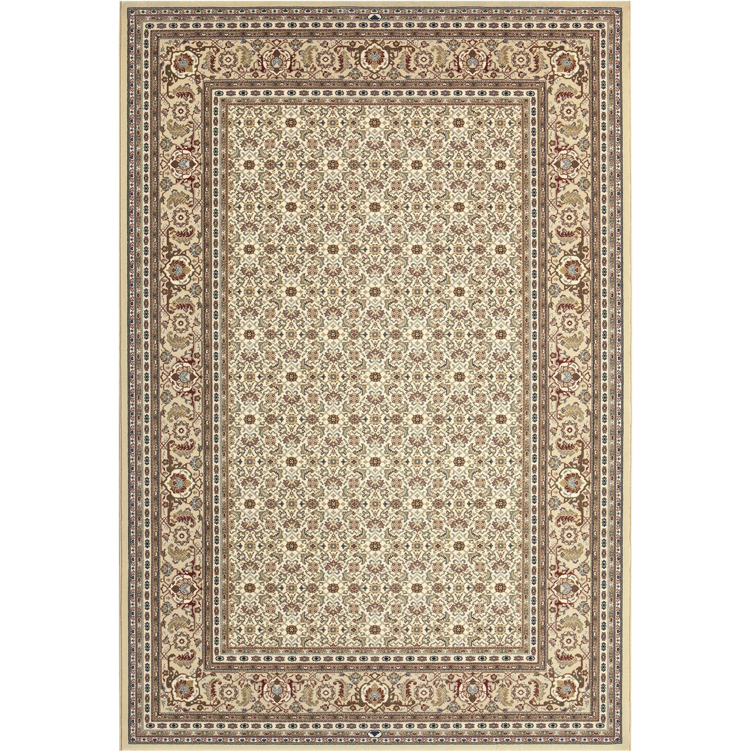 Teppich Daniell aus Wolle in Beige