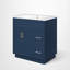 Meuble-lavabo simple de 76 cm (30 po), style Shaker, lavabo en résine, charnières à fermeture amortie, style traditionnel, salle de bain-1769152211-1769152210