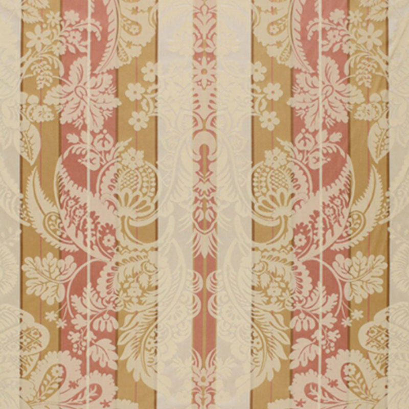 Savannah Imberline Damask Fabric, Red