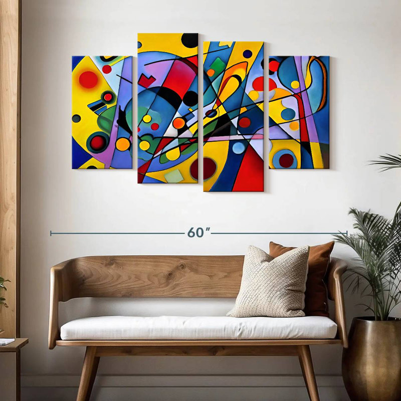 Avery Emulation of Abstract Kandinsky I, H 32 po x l 52 po