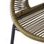 Faux patio, de 2, matériau en PE, conception ergonomique pour la détente, motif tissé élégant, cadre, facile à nettoyer et à utiliser dans des sièges confortables, différents espaces adaptés-490696623