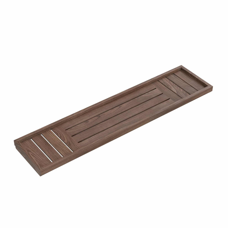 Plateau pour baignoire en bois récupéré Sonoma, Chêne Cask
