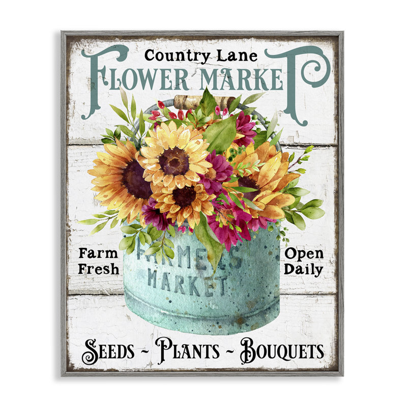 Art de giclée Country Market, Estampe numérique Farmhouse, H 30 po x l 24 po
