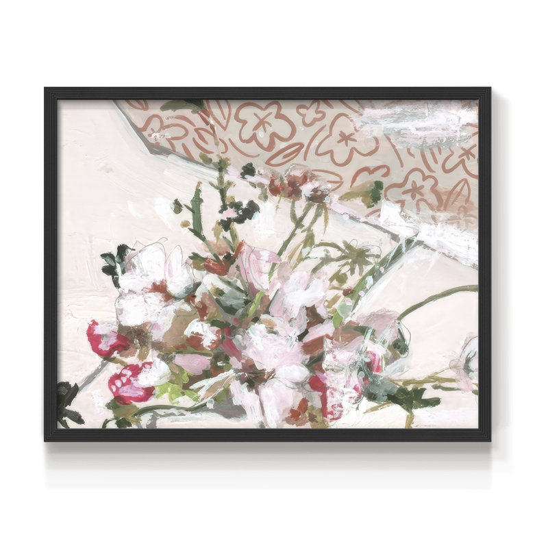 «Blooming Sweetness I», reproduction encadrée, H 11 po x l 14 po, Noir, noir, noir, noir