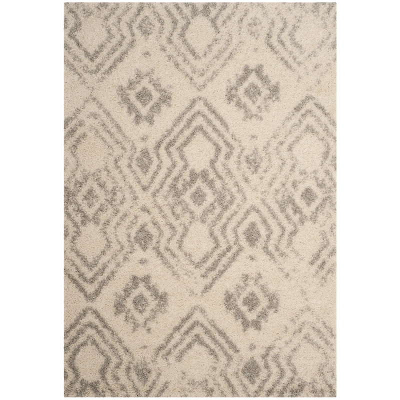 Wenham Geometric Hand Woven Area Rug, Rectangle 155 x 229 cm