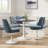 Lippa Upholstered Swivel Dining Chair-105239766-105239765