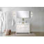 Ensemble de meuble-lavabo double avec miroir l 48 po x P 20 po Lafarre-97832466-113111387