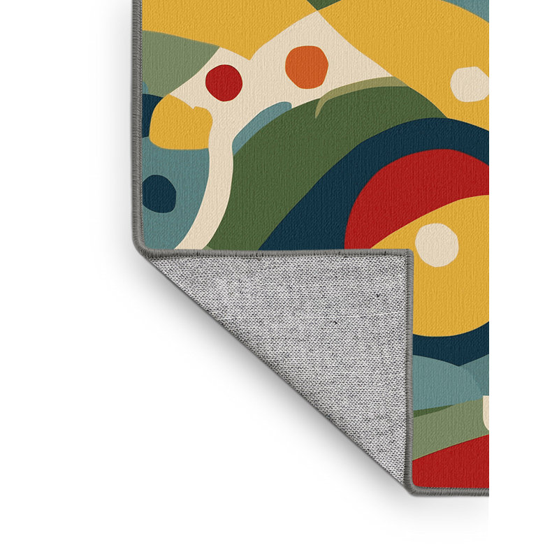 Vibrant Pulse Rug, Round 3'
