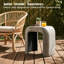Table d'appoint en U Mgo, gris-500940589