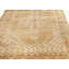 Tapis beige / brun en laine fait à la main antique style Oushak de style Mid-Century du 20e siècle x 6 pi x 12 pi