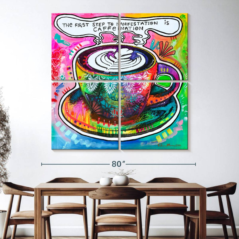 Ketti Caffeination, 74" H x 74" W