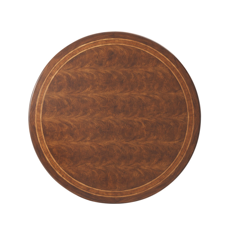 Brooksby Round Mahogany Wood Dining Table