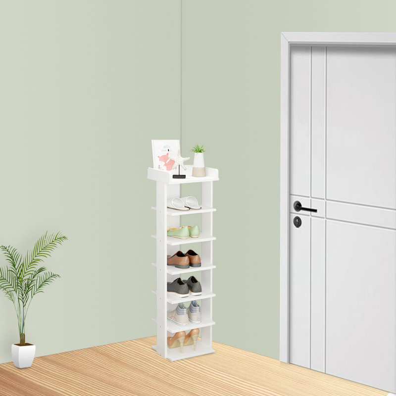 7-Tier Shoe Rack, White